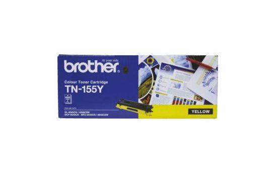 Picture of Brother TN-155 Yellow Laser Toner Cartridge