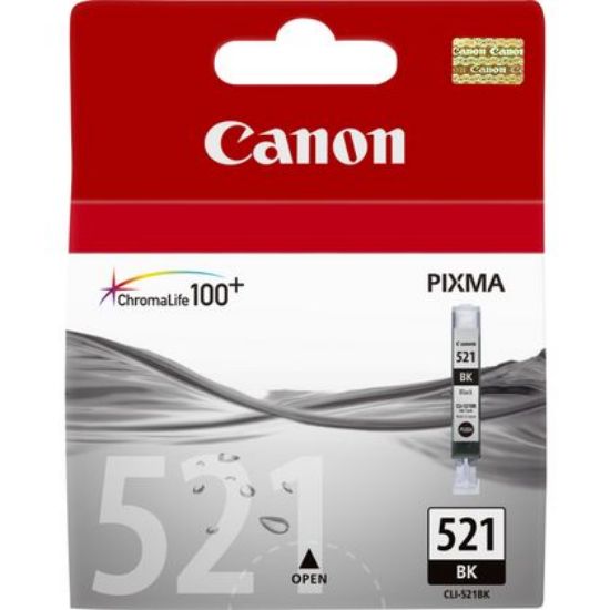 Picture of Canon CLI-521Bk  Black Ink Cartridge EMB