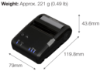 EPSON TM-P20 (552A0) Portable receipt printer