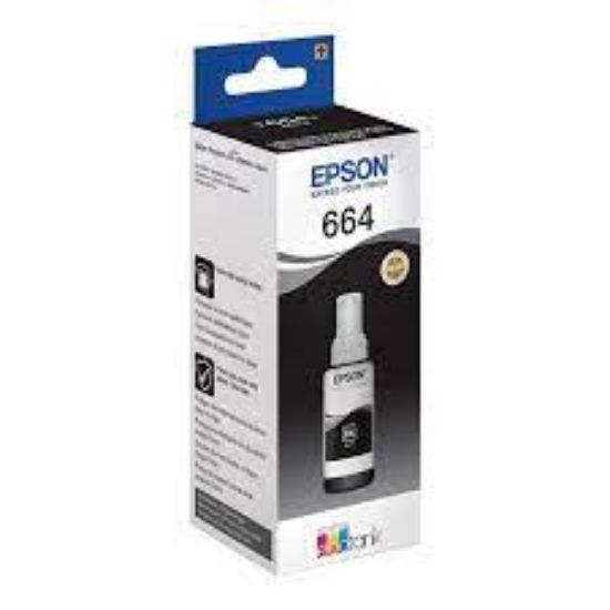 Picture of Epson T6641 Black Ink Bottle 70ml 