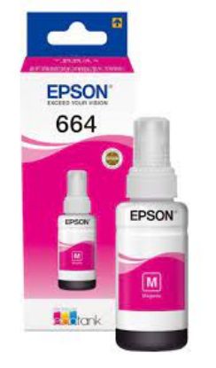 صورة Epson T6643 Magenta Ink Bottle 70 ml