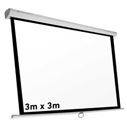 صورة Projector Manual Screen Wall Mount (3mx3m)