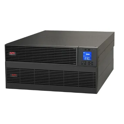 Picture of APC Easy UPS On-Line, 10kVA/10kW, Rackmount 5U, 230V, Hard wire 3-wire(1P+N+E) outlet, Intelligent Card Slot, LCD, Extended Runtime, W/ Rail Kit