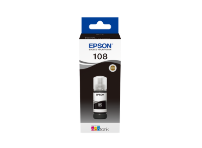 صورة Epson 108 EcoTank Black ink bottle (70 ml)