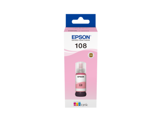 Picture of Epson 108 EcoTank Light Magenta ink bottle (70 ml)