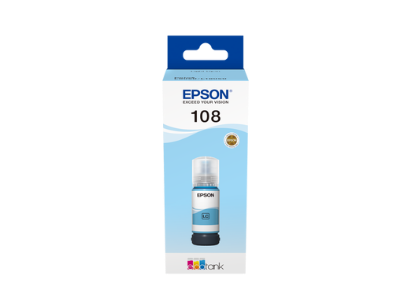 Picture of Epson 108 EcoTank Light Cyan ink bottle (70 ml)