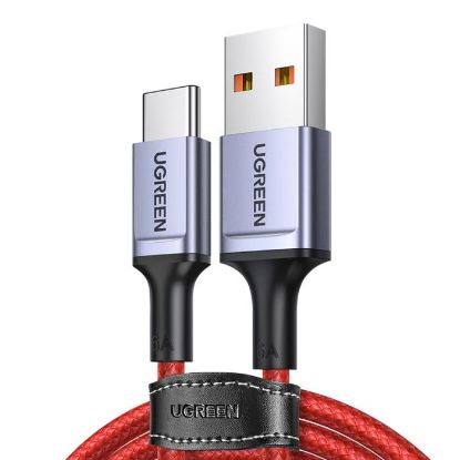 صورة UGREEN 60W TYPE-C 1M Red Cable