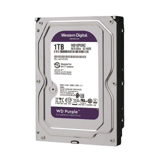 Picture of WD Purple 1TB Surveillance Hard Drive