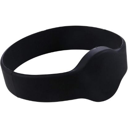 صورة RFID Bracelet Wristband 125KHZ ID Waterproof RFID Tag -Black