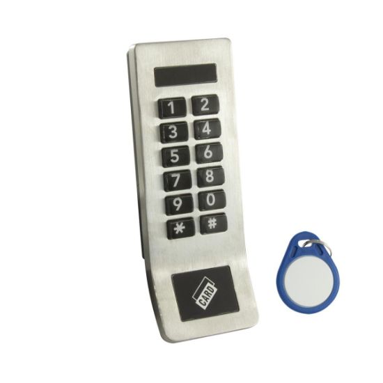 صورة Stainless steel Digital RFID & Password Cabinet Door Lock