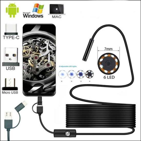 Picture of Waterproof PC Endoscope Camera-USB Type C10M