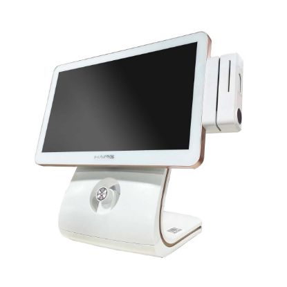 صورة HAING 996S I5/8G/256G 4th Gen 15.6" POS Point of Sale Terminal Screen -White