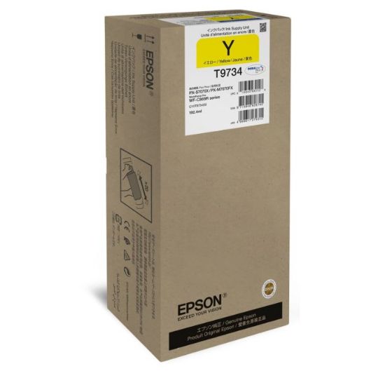 صورة Epson T9734 Yellow Ink Cartridge WorkForce Pro WF-C869R