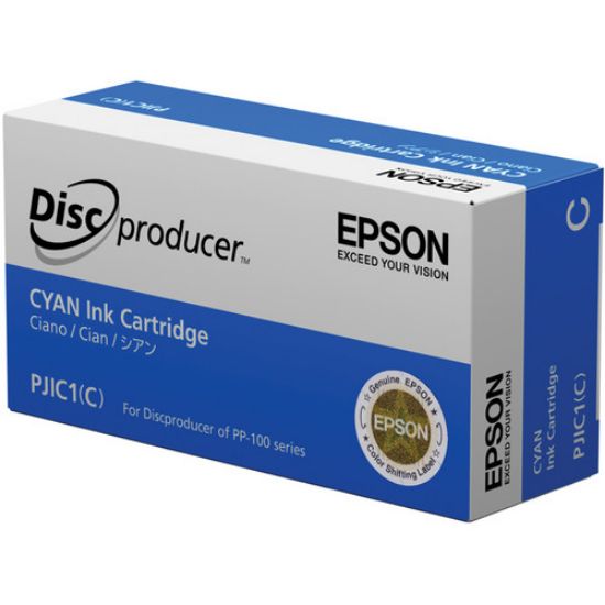 Picture of Epson PJIC1-C Cyan Ink Cartridge for the PP-100 Discproducer Auto Printer