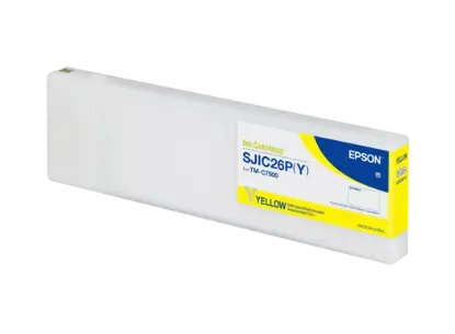 Picture of The Epson ColorWorks C7500 Yellow Ink Cartridge