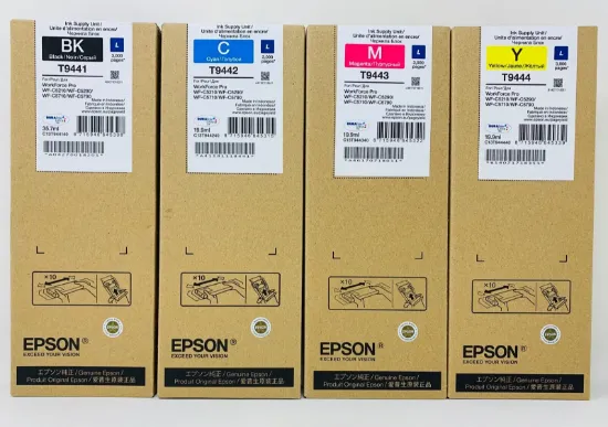Picture of Genuine Epson T944 CMYK Multipack Ink Cartridges (T9441 / T9442 / T9443 / T9444)