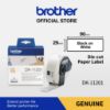 Picture of Genuine Brother DK-11201 Label Roll – Black on White, 29mm x 90mm