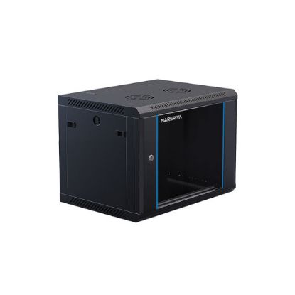 Picture of Marsriva WS6406 Wall-Mount Cabinet 600*450*6U 1x Shelf 1xFan