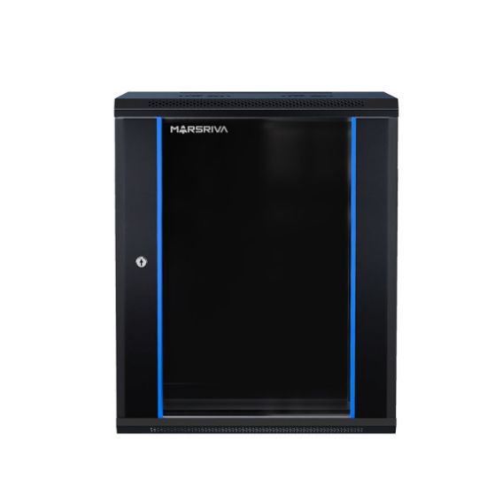 Picture of Marsriva WS6615 Wall-Mount Cabinet 600*600*15U 1x Shelf 1xFan