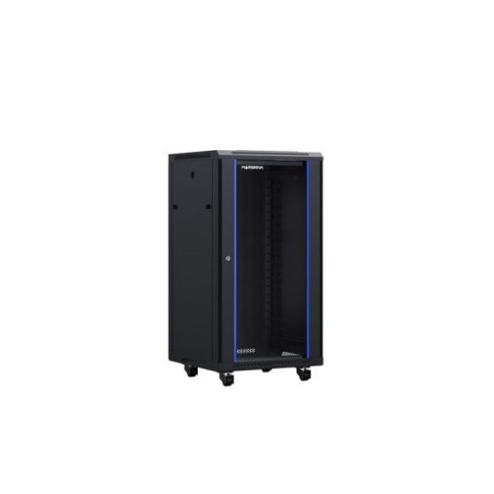 Picture of Marsriva Pioneer 6622 Network Server Cabinet 600*600*22U 1xShelf 2xFans (2-pack)