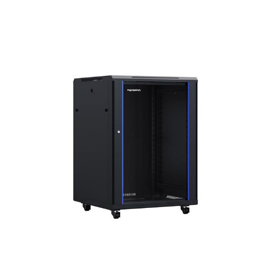 Picture of Marsriva Pioneer 8822 Network Server Cabinet 800*800*22U 1xShelf 4xFans (2-pack)