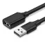 صورة UGREEN USB 2.0 Male to Female Extension Cable 1M