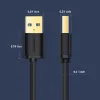 Picture of UGREEN USB-A 3.0 Male to Male Cable 0.5m  (Black