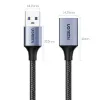 Picture of Ugreen extension cable adapter Male-Female 3.0 5Gb/s 0.5M Aluminum Case