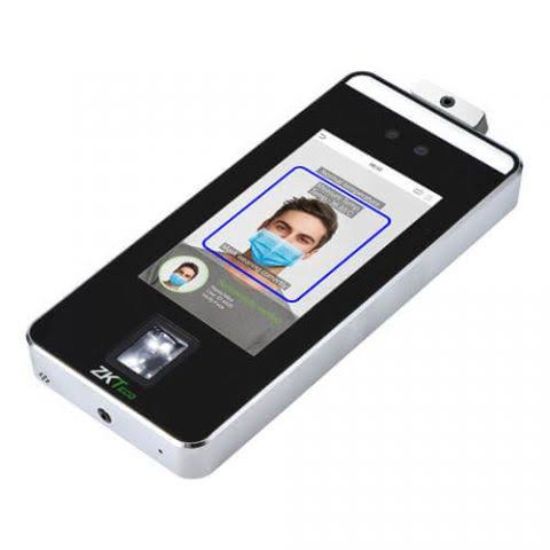 صورة جهاز ZKTeco SpeedFace-V5L[P]/ID للحضور والتحكم بالدخول بالوجه والكف والبصمة وRFID