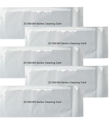 صورة عدة تنظيف Zebra ZC350 105999-311 مع 5 بطاقات تنظيف