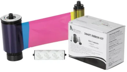 Picture of IDP SS-IDDC-P-YMCKO Full-Color Ribbon 250 Cards with Cleaning Roller