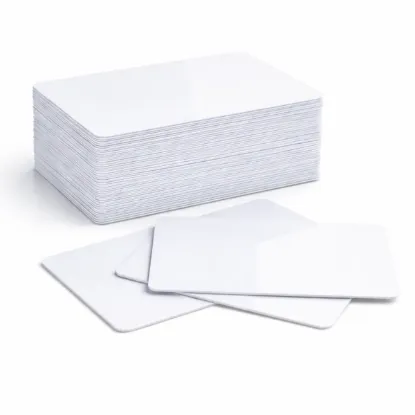 Picture of White Blank PVC Cards for ID Card Printing