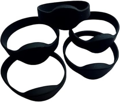 Picture of 125KHz EM RFID Silicone Wristband Round Slim 55mm Purple
