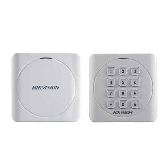 Picture of DS-K1801MK HIKVISION DS-K1801 Value 1801 Card Reader (EM & MF & Keyboard) - RFID Card Reader