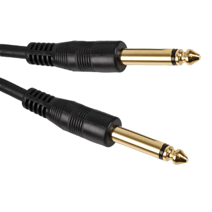 صورة s605c-1.5m EXTREME TECH 6.35mm mono audio plugs 1.5m - Cable