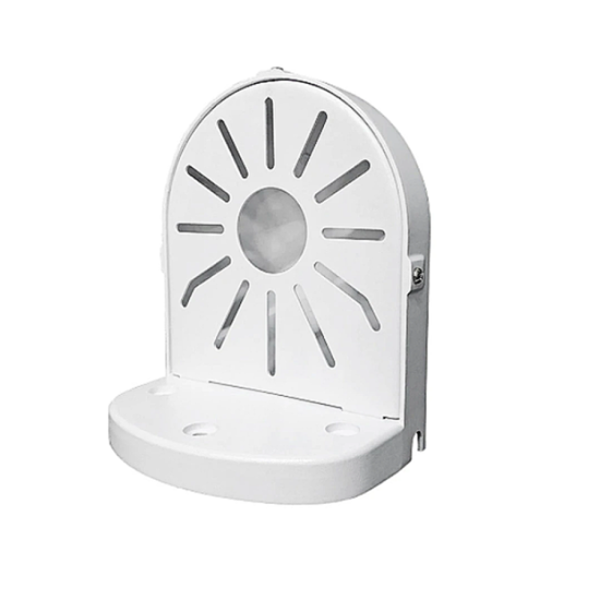 صورة EXTREME TECH L Shape Wall Mount Bracket for Dome Camera, ABS metal Junction Box Deep Base Junction Box Cable Management Cable Management Bracket IP CCTV Camera Bracket