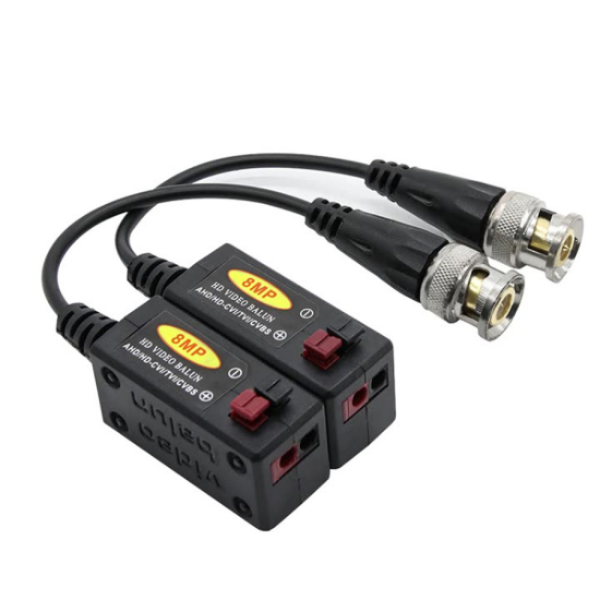 صورة JY05 EXTREME TECH PAR VIDEO BALUN PASIVO 8MP - CCTV Adaptors