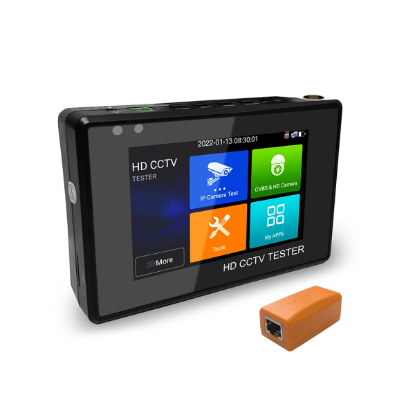 Picture of EXTREME TECH 4K Portable AHD TVI CVI IP and Analog WIFI CCTV Camera Tester with RJ45 Cable (IPC1800ADHPlus)