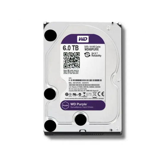 صورة Western Digital WD60PURX-78 HDD 6 TB PURPLE