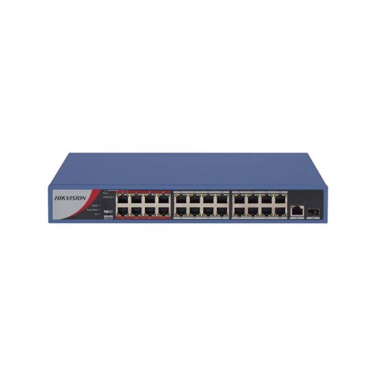صورة HIKVISION DS-3E0326P-E/M 24 Port Fast Ethernet Unmanaged POE Switch - Network Switch