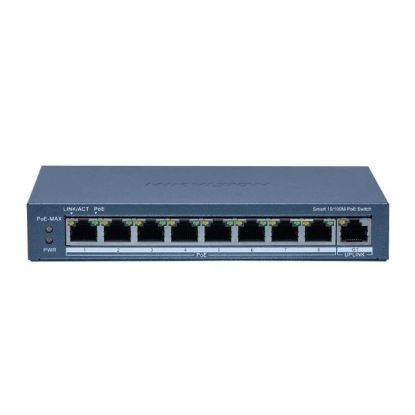 Picture of HIKVISION DS-3E1309P-EI 8 Port Fast Ethernet Smart POE Switch - Network Switch