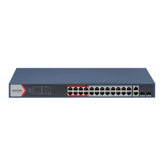 Picture of HIKVISION DS-3E1326P-EI 24 Port Fast Ethernet Smart POE Switch - Network Switch