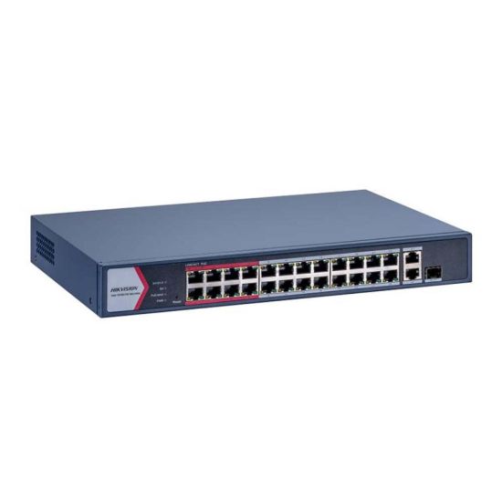 Picture of HIKVISION DS-3E1326P-EI/M 24 Port Fast Ethernet Smart POE Switch - Network Switch