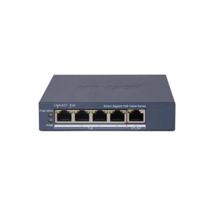 Picture of HIKVISION DS-3E1505P-EI/M 4 Port Gigabit Smart POE Switch - Network Switch