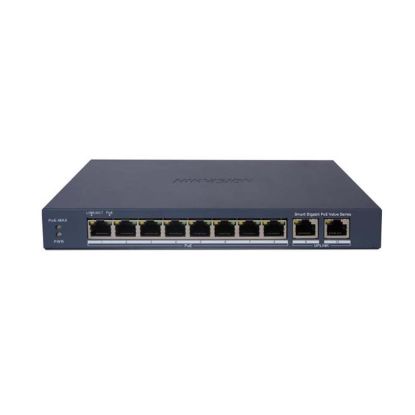 Picture of HIKVISION DS-3E1510P-EI/M 8 Port Gigabit Smart POE Switch - Network Switch