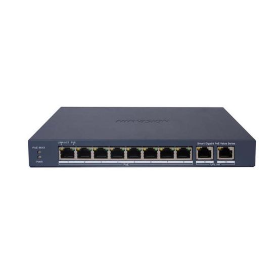 Picture of HIKVISION DS-3E1510P-EI/M 8 Port Gigabit Smart POE Switch - Network Switch
