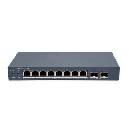 Picture of HIKVISION DS-3E1510P-EI/M-8P2F 8 Port Gigabit Smart POE Switch - Network Switch