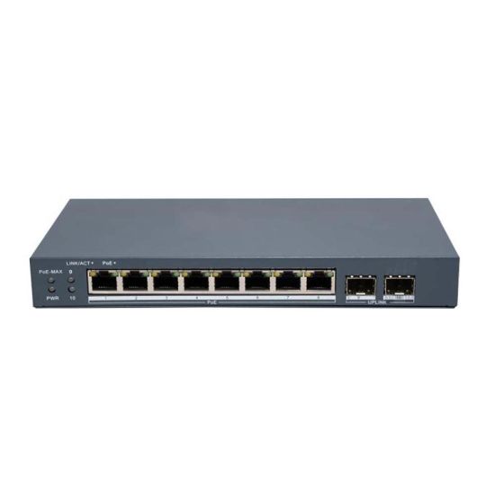 Picture of HIKVISION DS-3E1510P-EI/M-8P2F 8 Port Gigabit Smart POE Switch - Network Switch