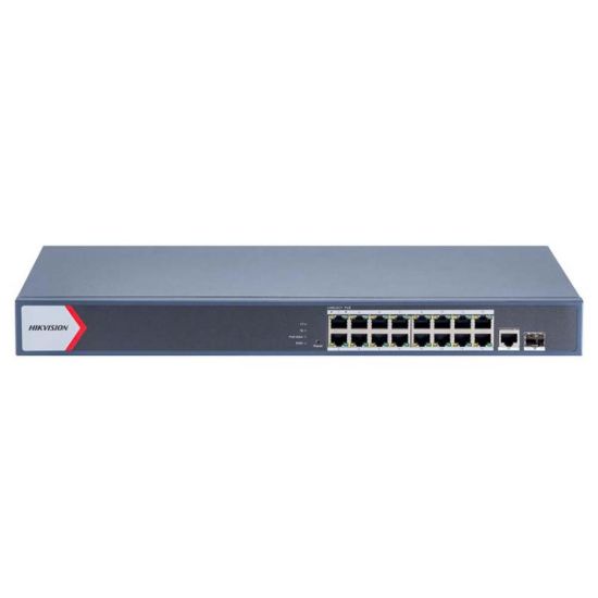 Picture of HIKVISION DS-3E1518P-EI/M 16 Port Gigabit Smart POE Switch - Network Switch