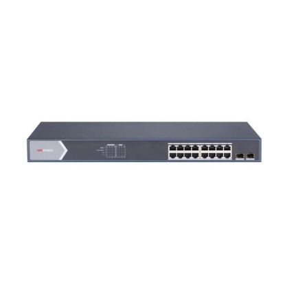 Picture of HIKVISION DS-3E1518P-SI 16 Port Gigabit Smart POE Switch - Network Switch